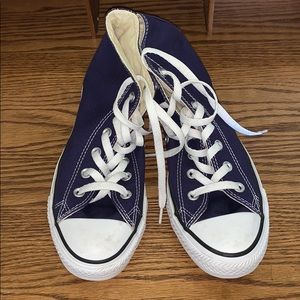 Navy High Top Converse
